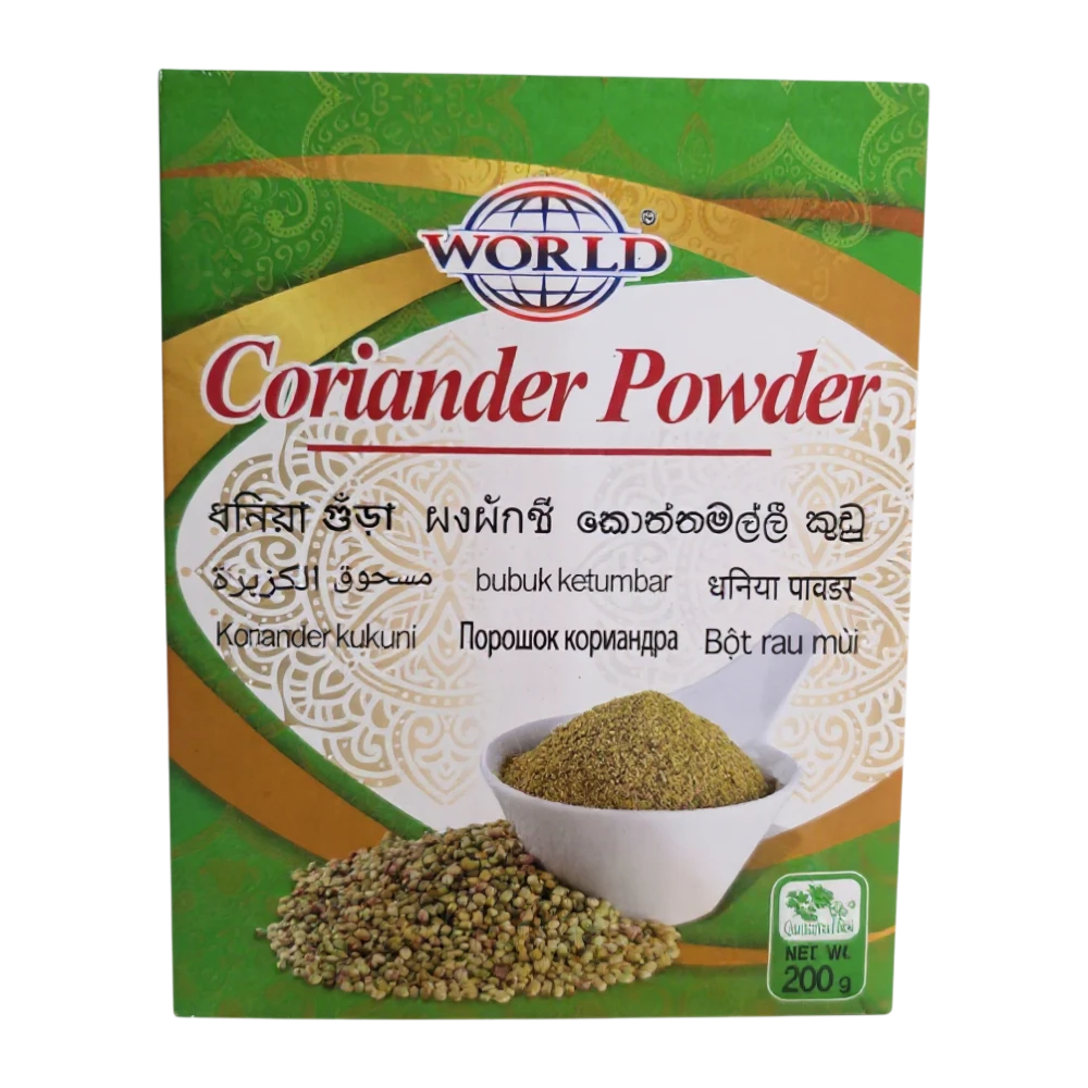 WORLD CORIANDER POWDER 200G